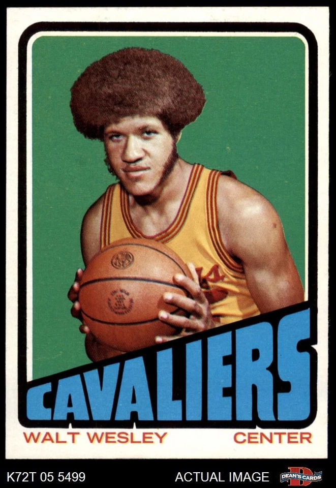 1972 Topps #109 Walt Wesley  Cavaliers Kansas  8 - NM/MT - Image 1 of 1