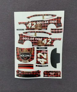 2025 Custom John Hunter Nemechek #42 Jack Links 1/64 Peel & Stick Decals - Picture 1 of 1