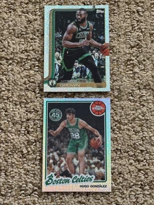 2025-26 Topps Basketball CELTICS Lot (2) Gonzalez RC Mojo & Brown Sandglitter - Picture 1 of 2