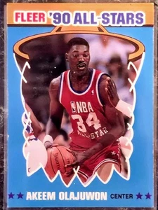 Fleer 1990-91 - All-Stars Hakeem Olajuwon #3 - Imagen 1 de 2