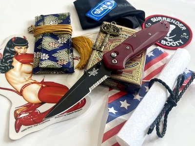 GENUINE Benchmade Osborne 943 LUXURY CLASS Titanium Hard. Limited 1/1, Org. Logo - Image 1 of 4