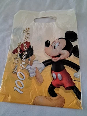 Walt Disney World 100 Years Of Magic Small Carrier Bag Approx 12 Inches By 8 - Image 1 of 4