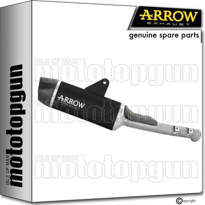 exhaust black aluminium c indy-race evo arrow for cf moto 800 mt-x 2025 25 - image 1 of 2