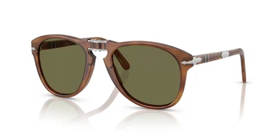Persol 714SM Steve McQueen 96/P1 Ligth Havana / Polarized Green - Image 1 of 4