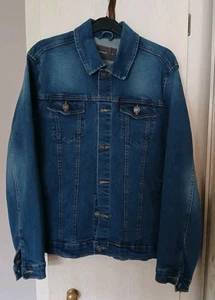 Slim Fit Stretch Denim Jacket - Mod - 60's Style - Picture 1 of 2