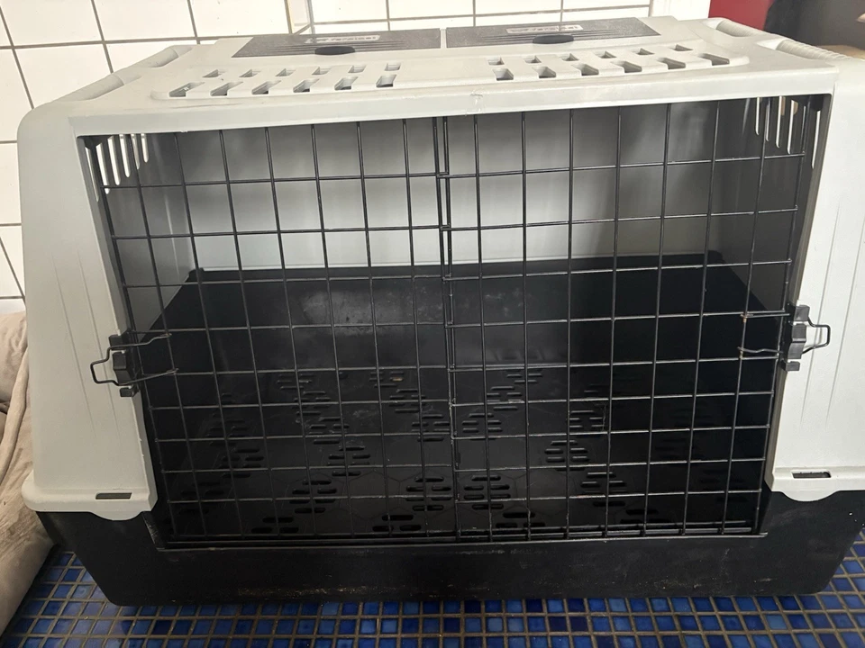 Hundetransportbox XXL Auto, grau/schwarz  - Bild 1 von 4