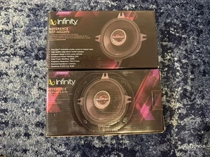 Infinity REF-4022CFX Referencia 4" 2 Vías Coche Audio Altavoces, Tesla Modelo 3 y Otros - Imagen 1 de 2