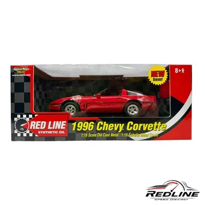 🇺🇸🇺🇸Ertl American Muscle 1996 Chevrolet Corvette Red Line 1:18 LN🇺🇸🇺🇸 Foto 1 de 4