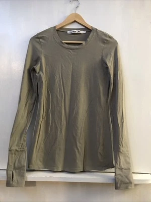 Michael Stars Olive Green Long Sleeved Tee Thumb Holes One Size - Image 1 of 3