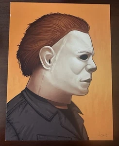 THE SHAPE by Mike Mitchell - Halloween- Michael Myers - 12x16 Portrait - Mondo - Picture 1 of 5