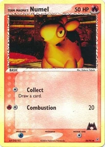 Team Magma's Numel - 64/95 - Common - Reverse Holo - EX Team Magma vs Team Aqua  - Picture 1 of 1