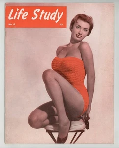 Life Study #12 Figure Photography 1950 Pinup Models 36pgs Magazine VF M36822 - Picture 1 of 2