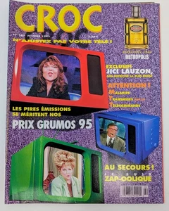 Croc #187 - Fevrier 1995 - Prix Grumos 95 - Humour Quebec (Sac/Carton) - Picture 1 of 14