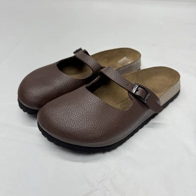 Сабо Birkenstock модель Birki's Maria Mary Jane размер 39 (США 8,5) цвет Mule Pebbled Brown - Изображение 1 из 4