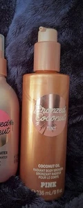 Victoria’s Secret Pink Bronzed Coconut Tint Body Oil/Bronzer/Glow - Picture 1 of 9
