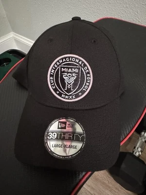 Gorra ajustada Inter Miami CF para hombre L-XL Messi MLS fútbol 39THIRTY New Era nueva con etiquetas Foto 1 de 4