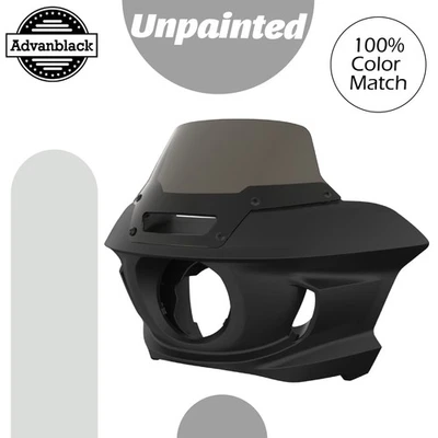 Carenados delanteros estilo ST sin pintar para Harley Low Rider/S, Street Bob, Fat Bob Foto 1 de 4