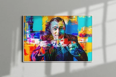 Póster o lienzo de dinero del lobo de Wall Street - arte de pared del lobo de Wall Street Foto 1 de 4