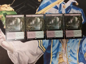 Catacumbas Verdant JAPONESAS EXTENDIDAS MTG Horizontes Modernos 2 Tierras Raras Casi Como Nuevas x4 - Imagen 1 de 12