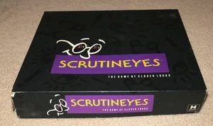 SCRUTINEYES Board Game of Closer Looks Mattel 1992 Hersch Vintage **COMPLETE** - Picture 1 of 11