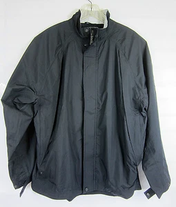 ADIDAS GOLF MENS WIND SHIRTS FULL ZIP JACKET JUMPER BLACK, SIZE L / XL---#KCK002 - Picture 1 of 7