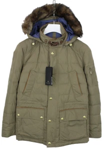 Massimo Dutti 3415 Jacket Men M Down Filled Removable Hood Quilted - Picture 1 of 15