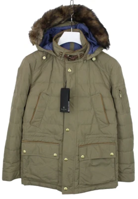 Chaqueta Massimo Dutti 3415 Hombre M Plumón Relleno Extraíble Capucha Acolchada Foto 1 de 4