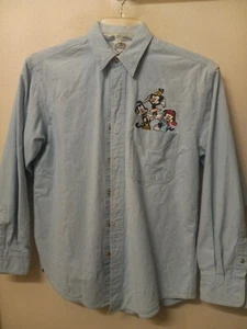 Vintage 1994 Embroidered Animaniacs Cotton Long Sleeve Button Up Shirt Size S - Bild 1 von 15