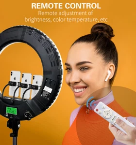 Yidoblo LX-480EII 48W 5500K LED Ring Light With Remote Control For Makeup Selfie - Picture 1 of 12