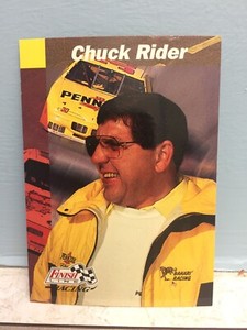 1993 PRO SET CHUCK RIDER OWNER #30 FINISH LINE RACING CARD #52 MICHAEL WALTRIP