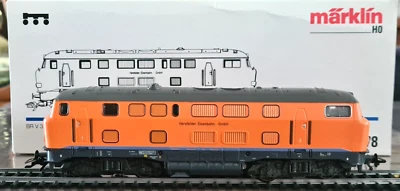 MÄRKLIN HO réf 3378 (rare) - Motrice diesel orange  /DELTA-V31 de HEG DB / Lollo - Photo 1/4