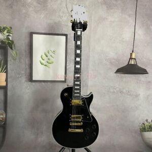 New Custom Black Beauty Electric Guitars Mahogany Body Gold HH Pickup Hardware