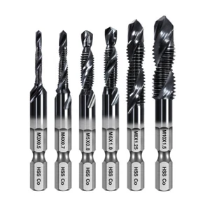 High Speed Steel M35 Jobber Twist Aluminum Drill Bit Set 3/4/5/6/8/10mm Hole Saw - Imagen 1 de 16