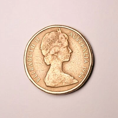 1984 Australian 1 Dollar Coin - Rare & Collectible - A Must Have! - Image 1 of 4