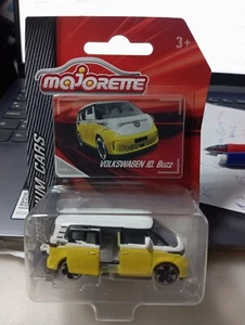 MAJORETTE - VW VOLKSWAGEN ID BUZZ ELECTRIC YELLOW 1/64 APROX *NEW* - Picture 1 of 5