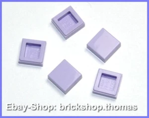 Lego 5 x Fliesen Kachel Fliese - 3070 - Tile 1x1 DOTS Lavender - NEU / NEW - Bild 1 von 1