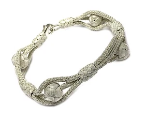 Handmade Kazaziye Bracelet Jewelry Made of 1000 Sterling Silver, Unisex Bracelet - Picture 1 of 2