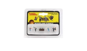 Woodland Scenics pista N ""escena funeraria"" pintado real A2127 - Imagen 1 de 2