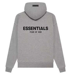 Fear Of God Essentials Hoodie Dark Oatmeal (192BT212113F) Men's Size XXS-XL - Picture 1 of 2