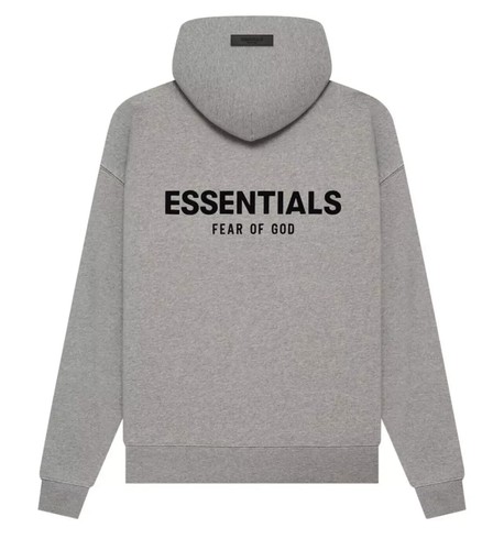 Felpa con cappuccio Fear Of God Essentials Dark Oatmeal (192BT212113F) uomo taglia XXS XL