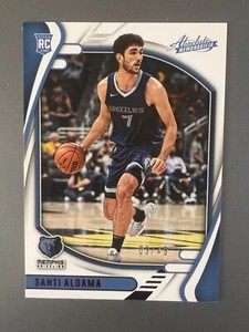 Santi Aldama 2021-22 Panini Chronicles Absolute Purple /49 RC #205