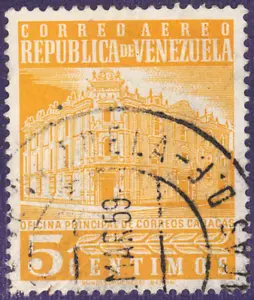 1955 Venezuela SC#  C597 - F - P. O. Type of 1953 Inscribed Republica - Used - Picture 1 of 2