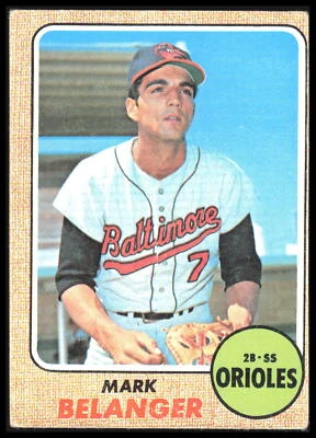 1968 Topps Mark Belanger # 118 Baltimore Orioles 6N - Image 1 of 2