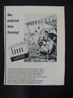 REKLAME Advert ANNONCE Werbung LAVEX 1959 Feucht-Reinigungstuch Camping