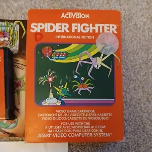 Spider Fighter Atari 2600 Cart By Activision Rare Retro Video Game + Box etc - Picture 1 of 5
