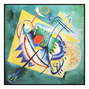 Patrón de punto de cruz contado original ovalado rojo de Kandinsky el orenco - Imagen 1 de 5