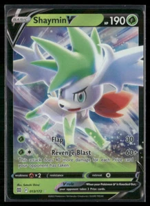 Shaymin V Sword & Shield: Pokémon Brilliant Stars 013/172 Holo Ultra Rare NM - Picture 1 of 2