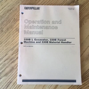 CAT Caterpillar 330B L OPERATION & MAINTENANCE MANUAL EXCAVATOR LL GUIDE sn 6DR - Picture 1 of 3