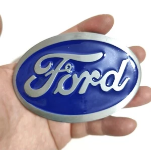 Ford Logo Oval Belt Buckle - Picture 1 of 6