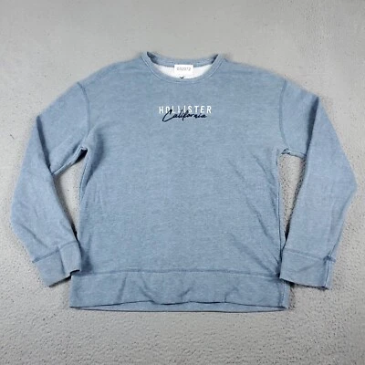 Hollister Suéter Adulto Pequeño Azul Informal Pullover Sudadera * Foto 1 de 4